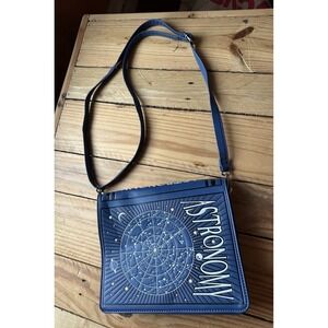 Mad Engine Blue Astronomy Crossbody Purse Bag TikTok Viral Halloween
